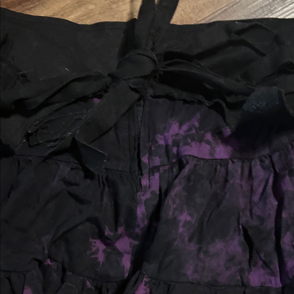 Hot Topic Black and Purple Goth Skirt - Picture 9 of 11